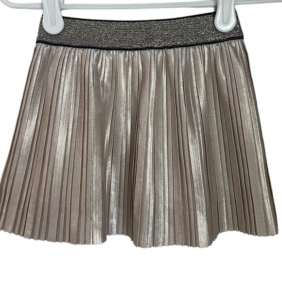 kate spade Other - Kate Spade “Skirt the Rules” Baby Girls Metallic Gold Pleated Skirt Size 18 mo
